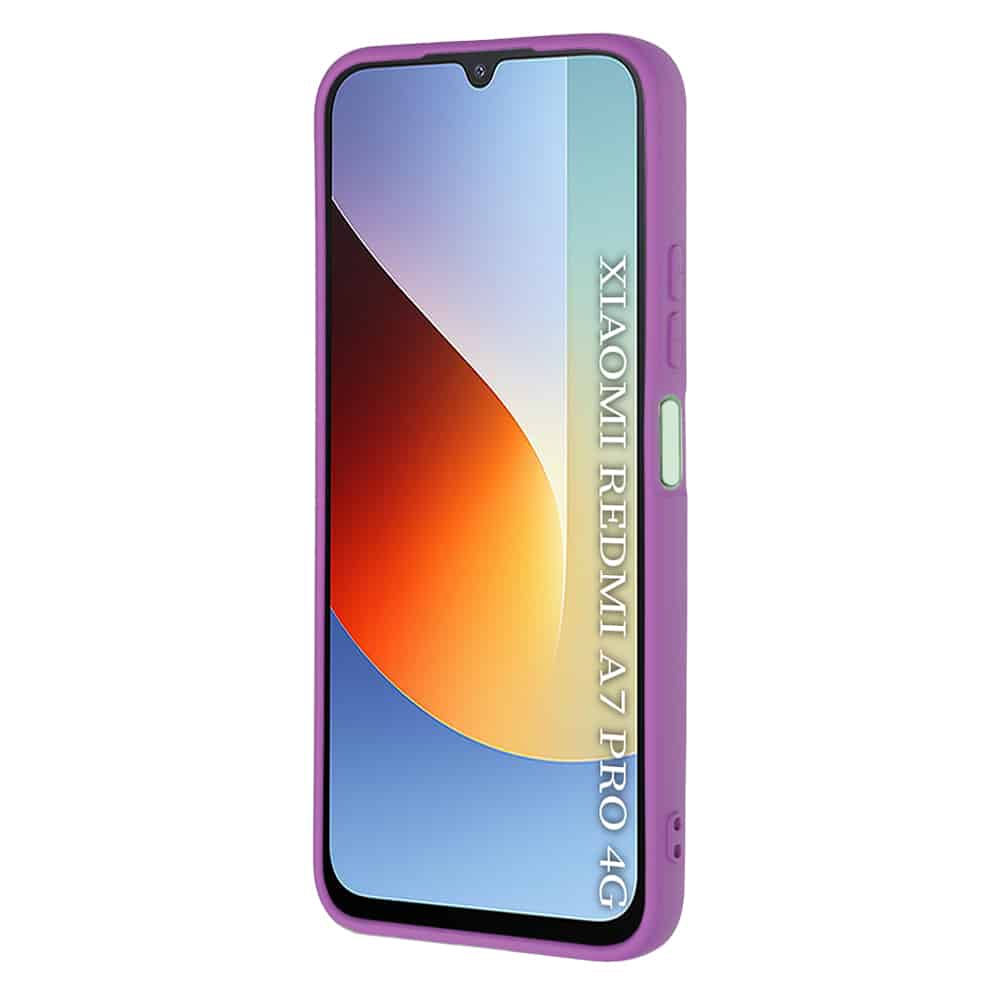 Techsuit SoftFlex silikonska maska za Xiaomi Redmi A7 Pro 4G – Purple