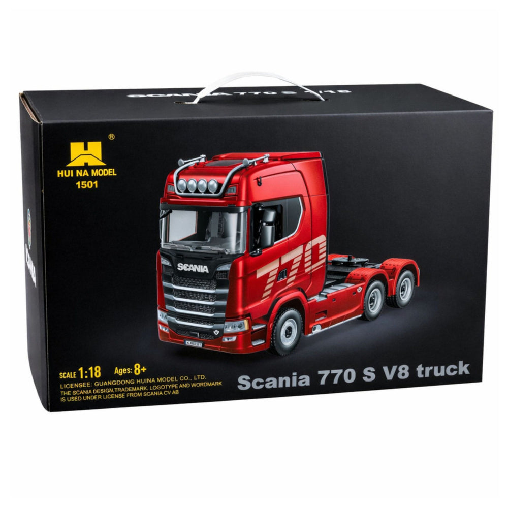 Licencirani kamion na daljinsko upravljanje Scania Huina 1:18 - zeleni
