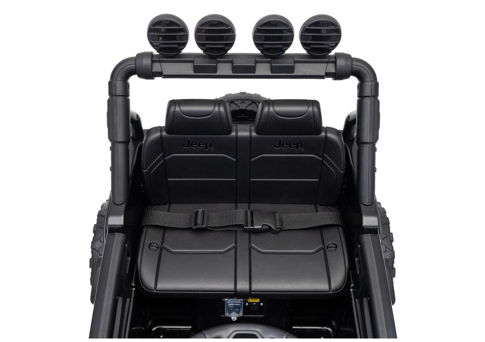 Jeep Rubicon DK-JWR558 24V Black Battery-Powered Vehicle