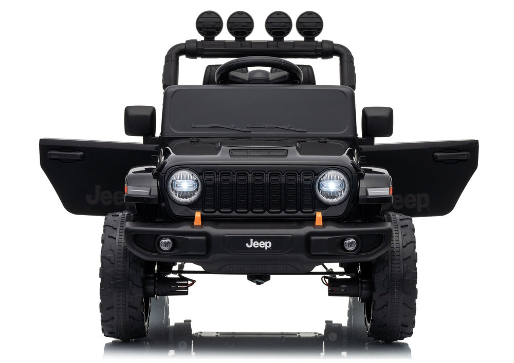 Jeep Rubicon DK-JWR558 24V Black Battery-Powered Vehicle