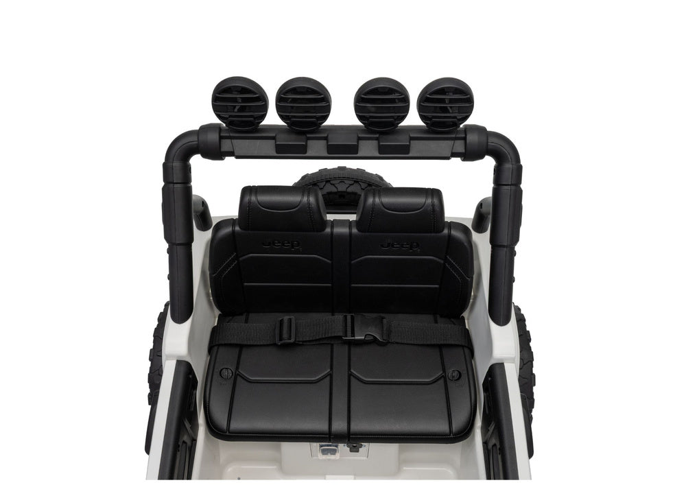 Jeep Rubicon DK-JWR558 24V White Battery-Powered Vehicle