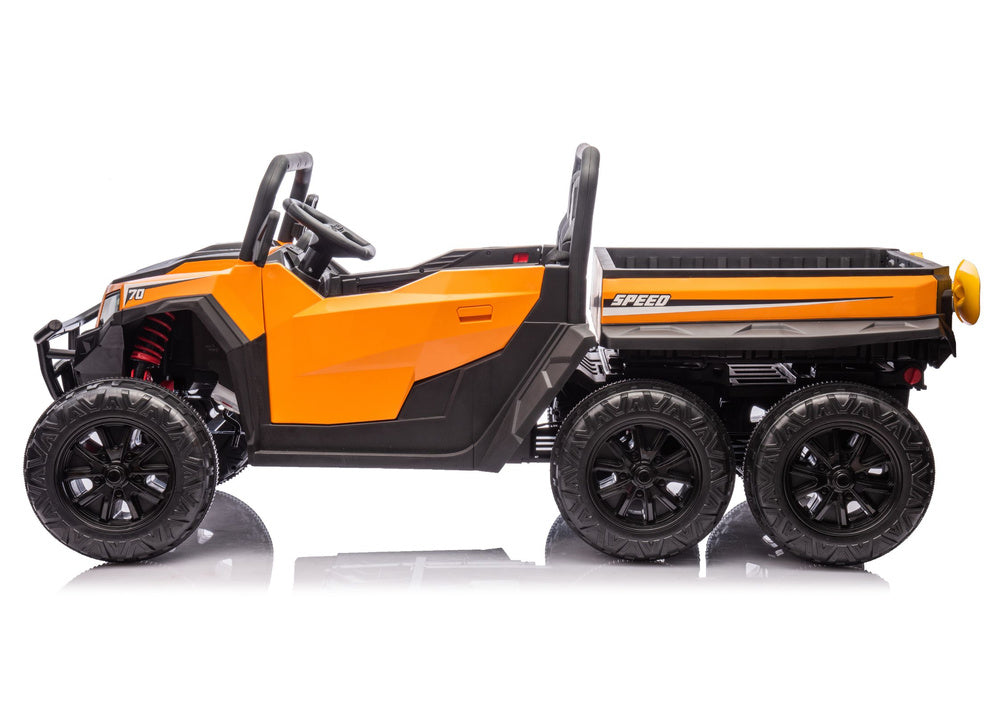 Auto na akumulator XB-1038A 4x4 24V - dvosjed - narančasti