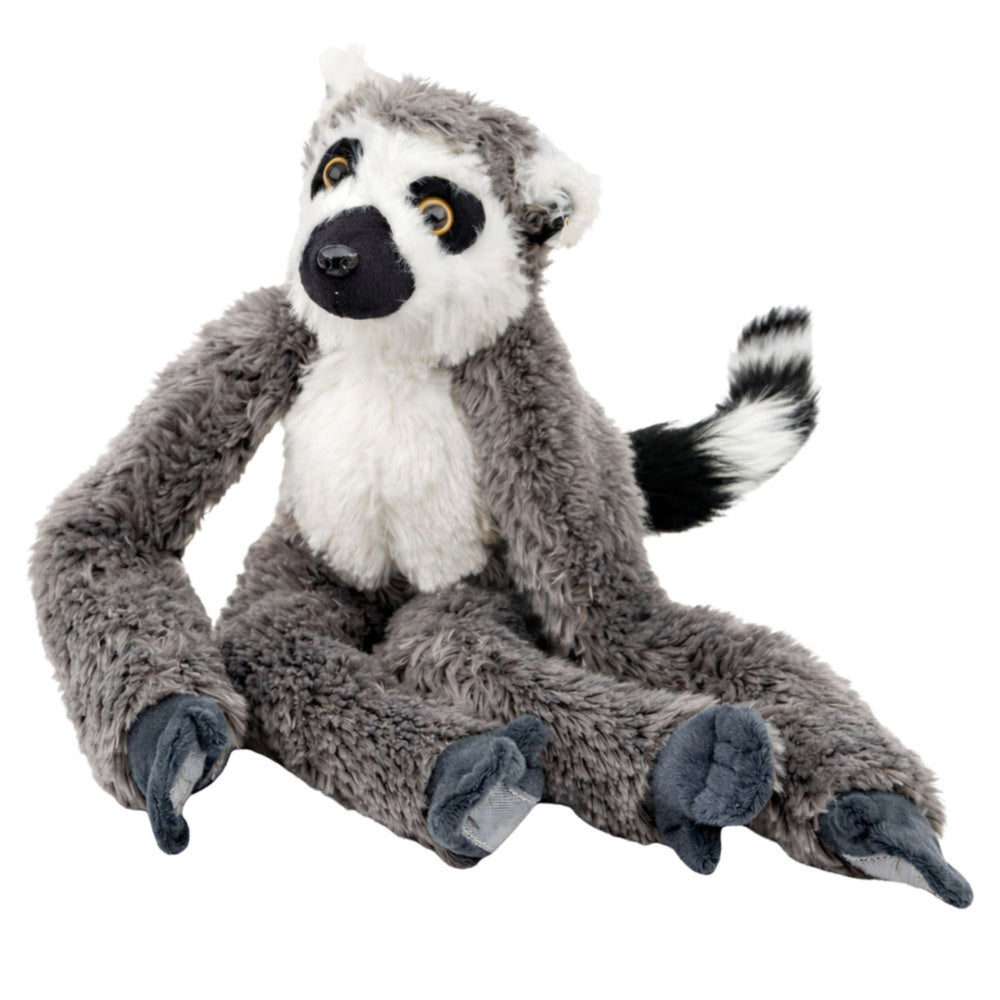 Plush Lemur Mascot Cuddly Toy Paws With Velcro For Hanging 50 cm