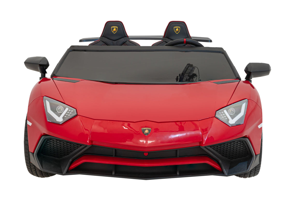 Licencirani auto na akumulator Lamborghini Aventador SV - dvosjed - Crveni