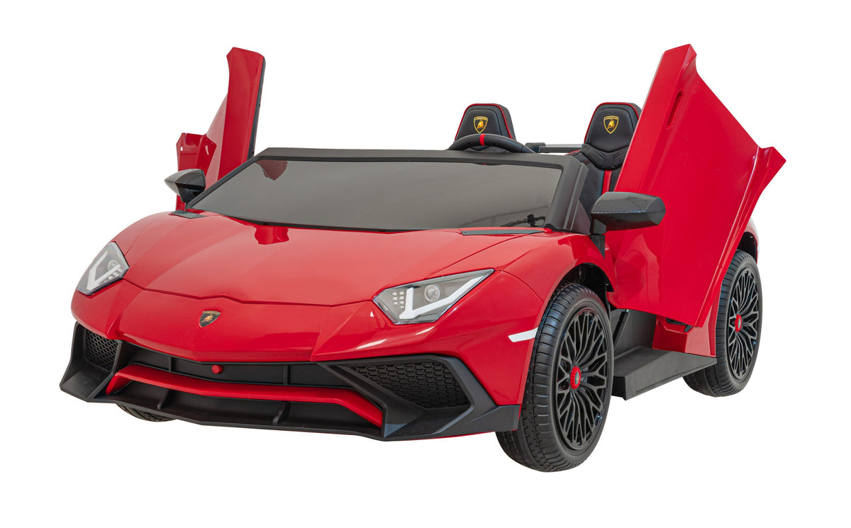 Licencirani auto na akumulator Lamborghini Aventador SV - dvosjed - Crveni