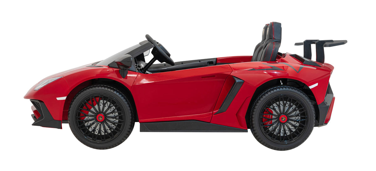 Licencirani auto na akumulator Lamborghini Aventador SV - dvosjed - Crveni