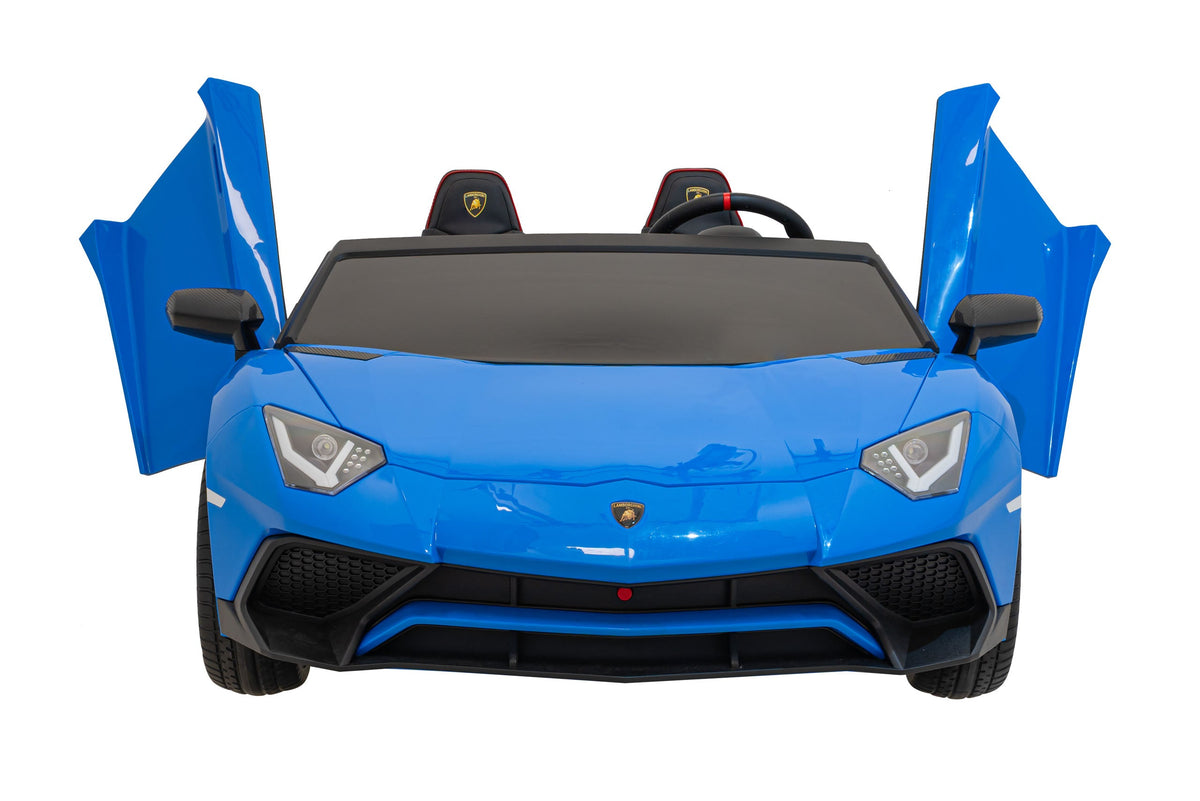 Licencirani auto na akumulator Lamborghini Aventador SV - dvosjed - Plavi