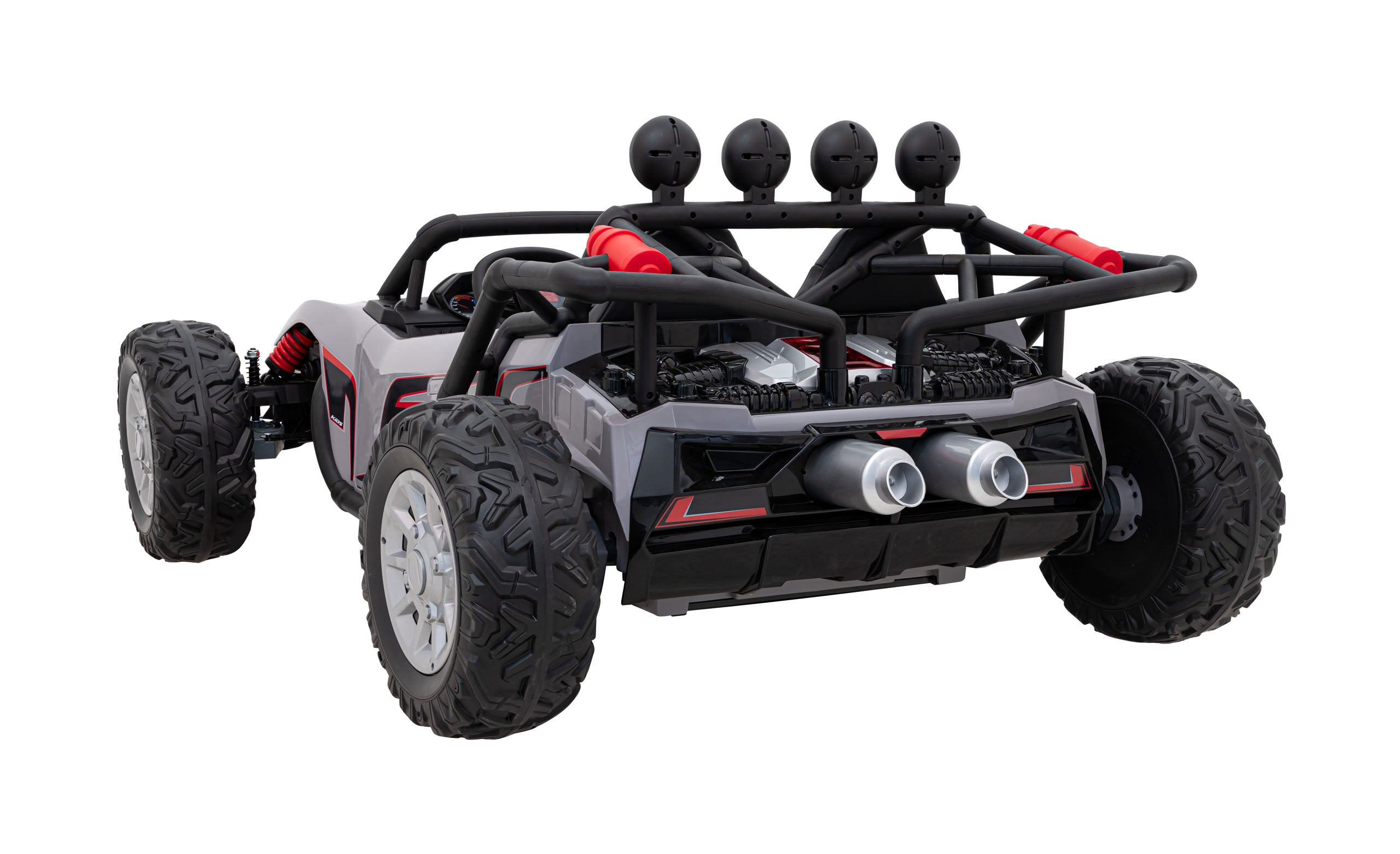 Buggy na akumulator Racing 5 - dvosjed - sivi