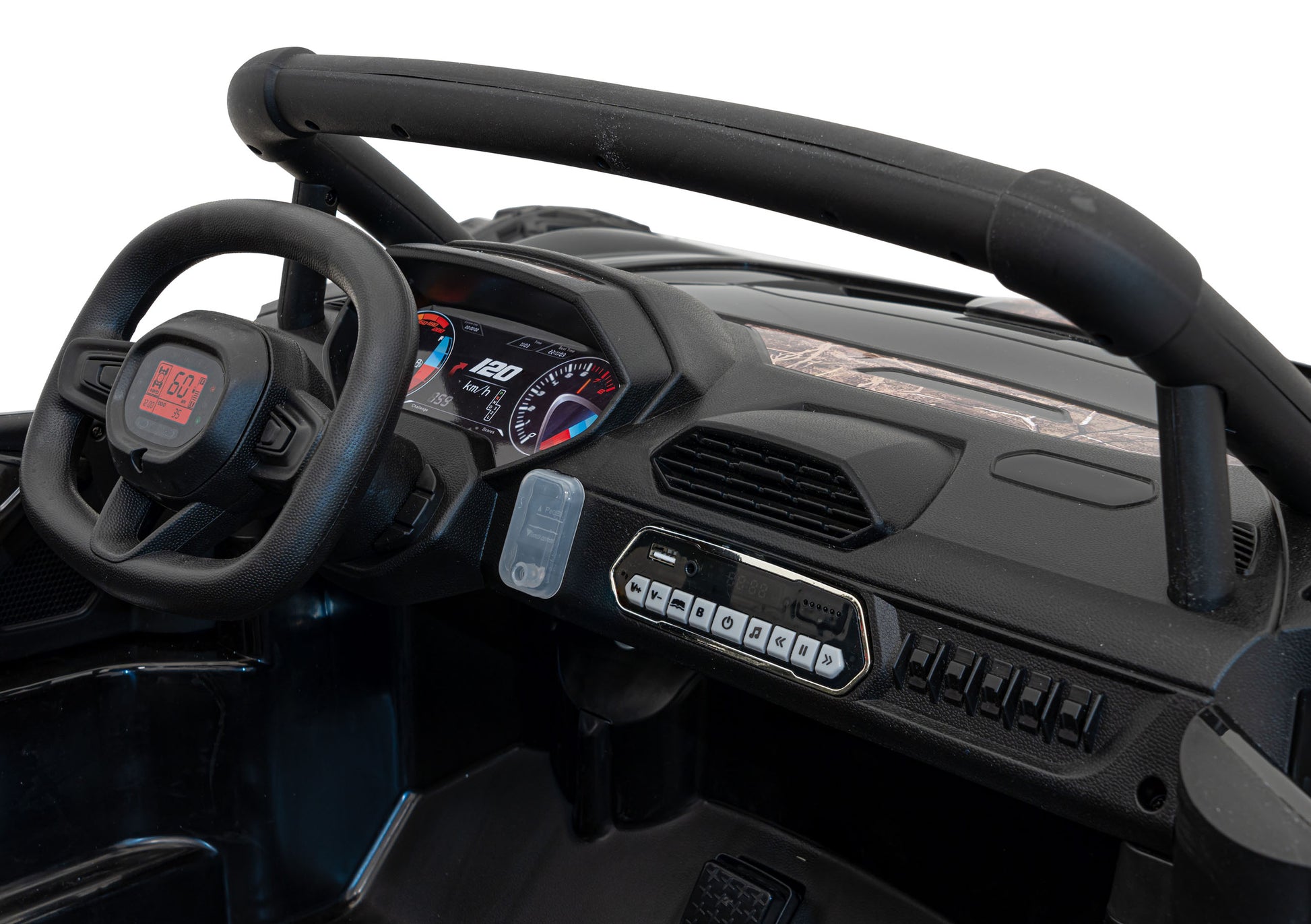 Buggy na akumulator Racing 5 - dvosjed - crni