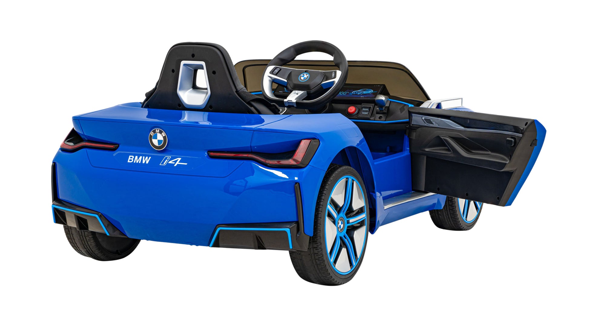 Licencirani auto na akumulator BMW I4 - plavi