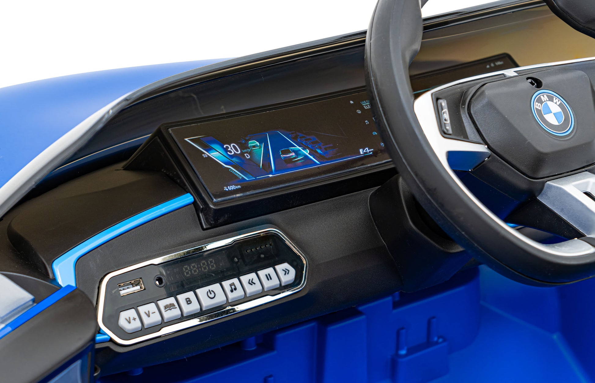 Licencirani auto na akumulator BMW I4 - plavi