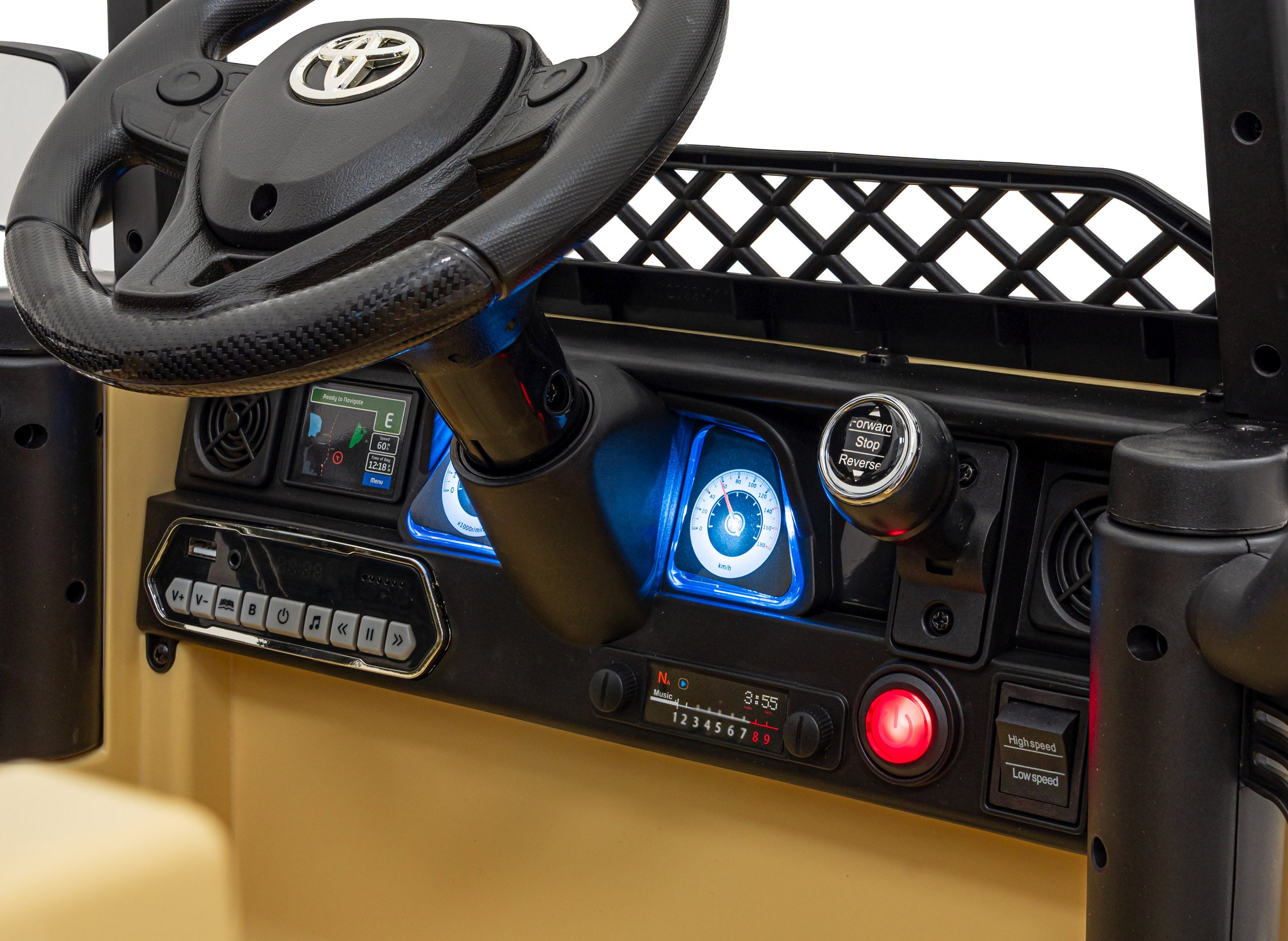 Licencirani auto na akumulator Toyota FJ Cruiser 4x4 - bež