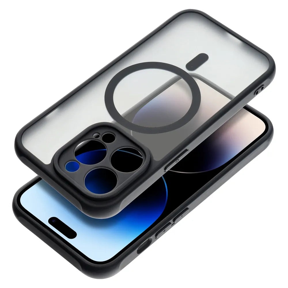 Full Matte Mag Cover maska kompatibilna s MagSafe za iPhone 14 Plus crna