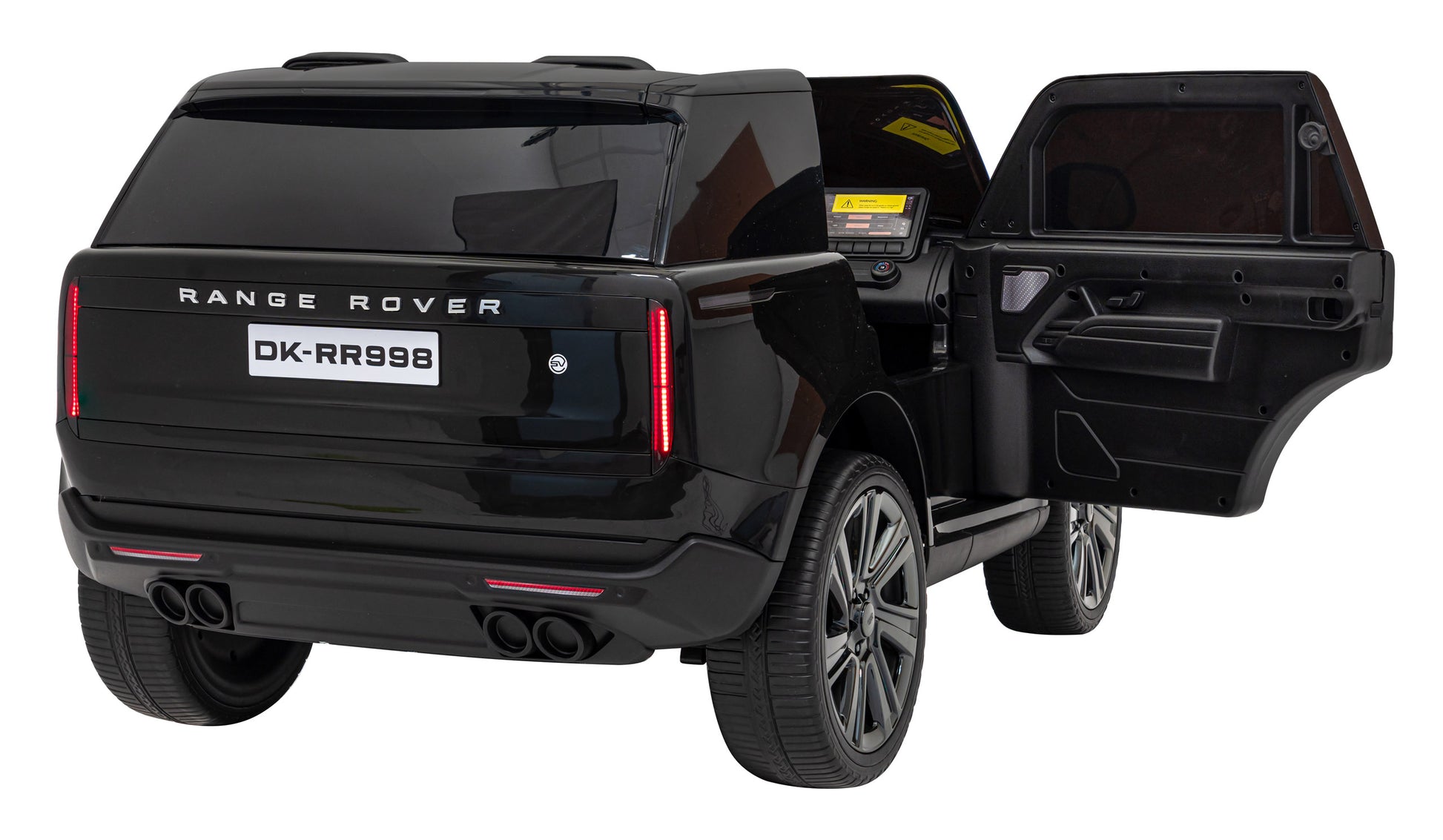 Licencirani auto na akumulator Range Rover SUV Lift 4x4 - DVOSJED - crni