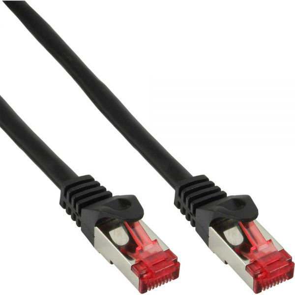 InLine 76133S kabel za umrežavanje Crno 0,3 m Cat6 S/FTP (S-STP)