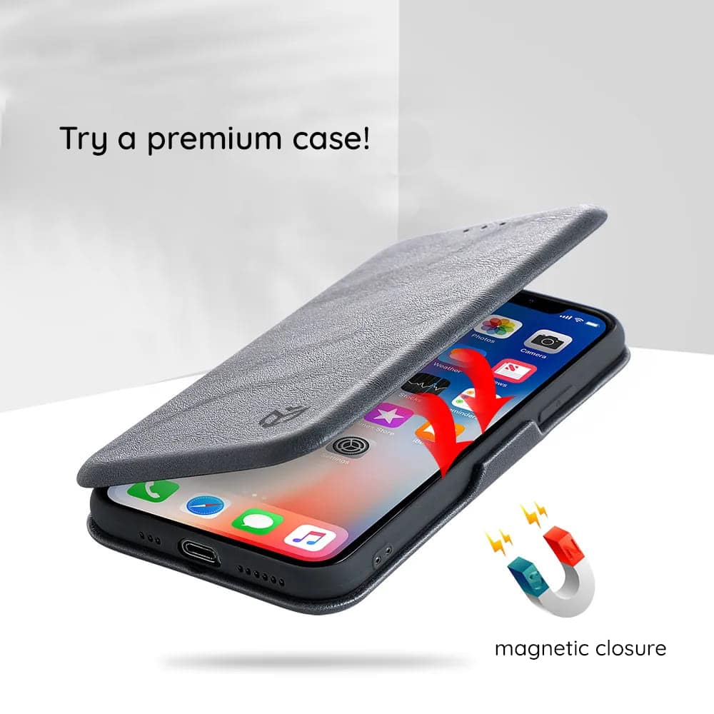 Techsuit Safe Wallet Plus preklopna futrola za Motorola Edge 50 Ultra – crna