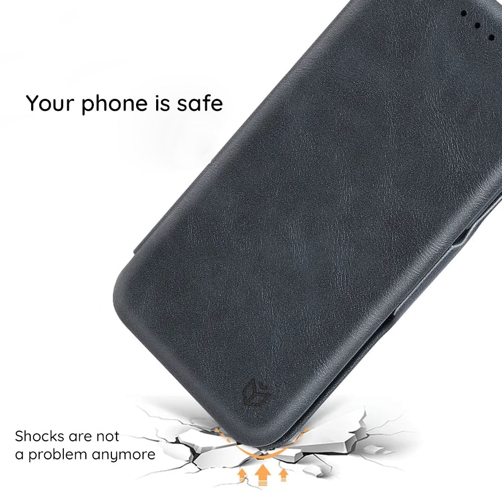 Techsuit Safe Wallet Plus preklopna futrola za Motorola Moto G54 Power Edition / G64 – crna