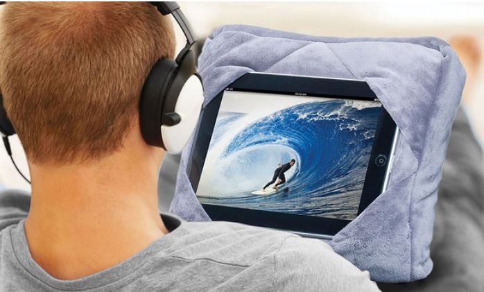 GoGo Pillow" 3 u 1 - držač za tablet, jastuk za putovanje i ruksak, u raznim bojama (pogledajte video)
