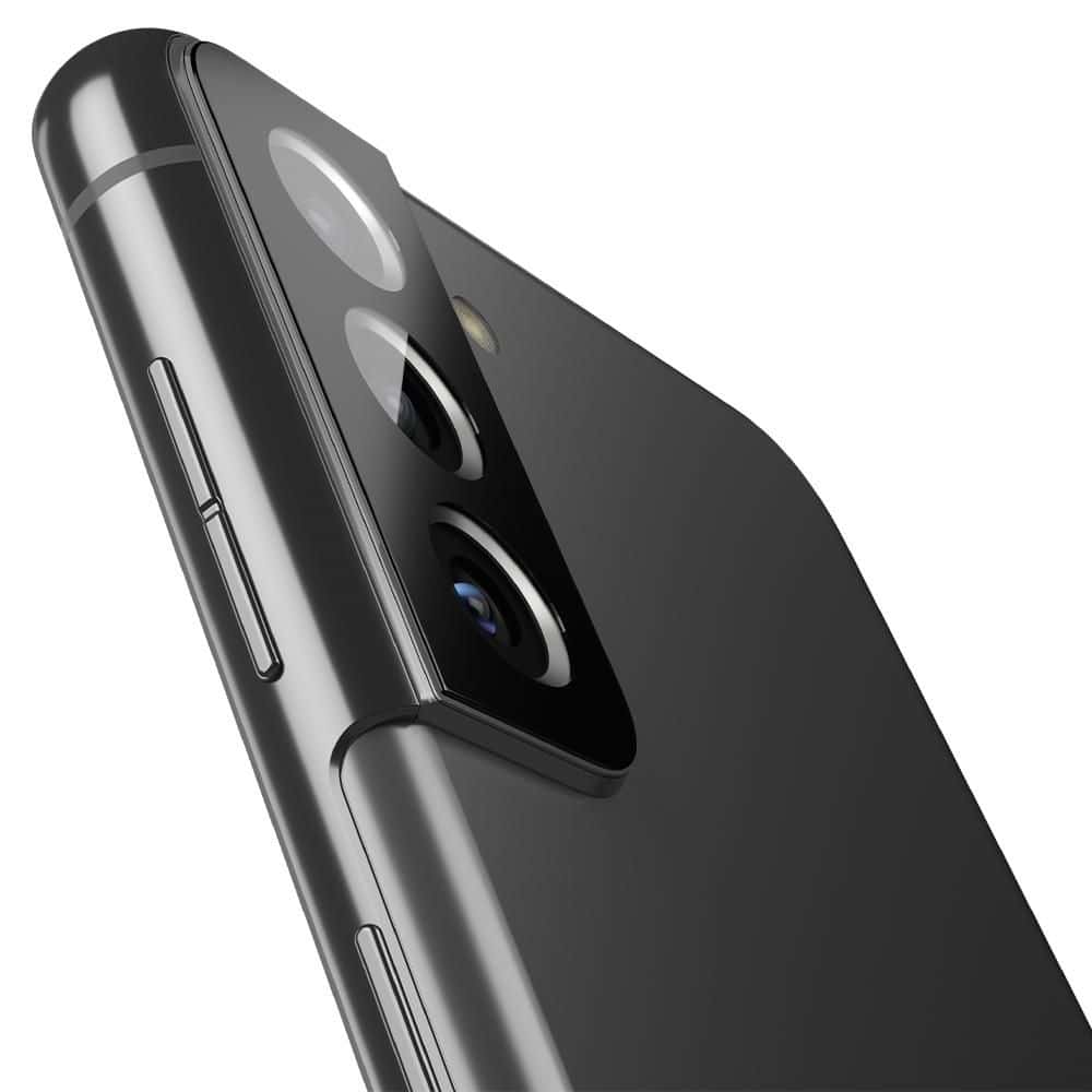 SPIGEN OPTIK.TR KALJENO STAKLO 2-KOM ZA LEĆU KAMERE SAMSUNG GALAXY S21 CRNO