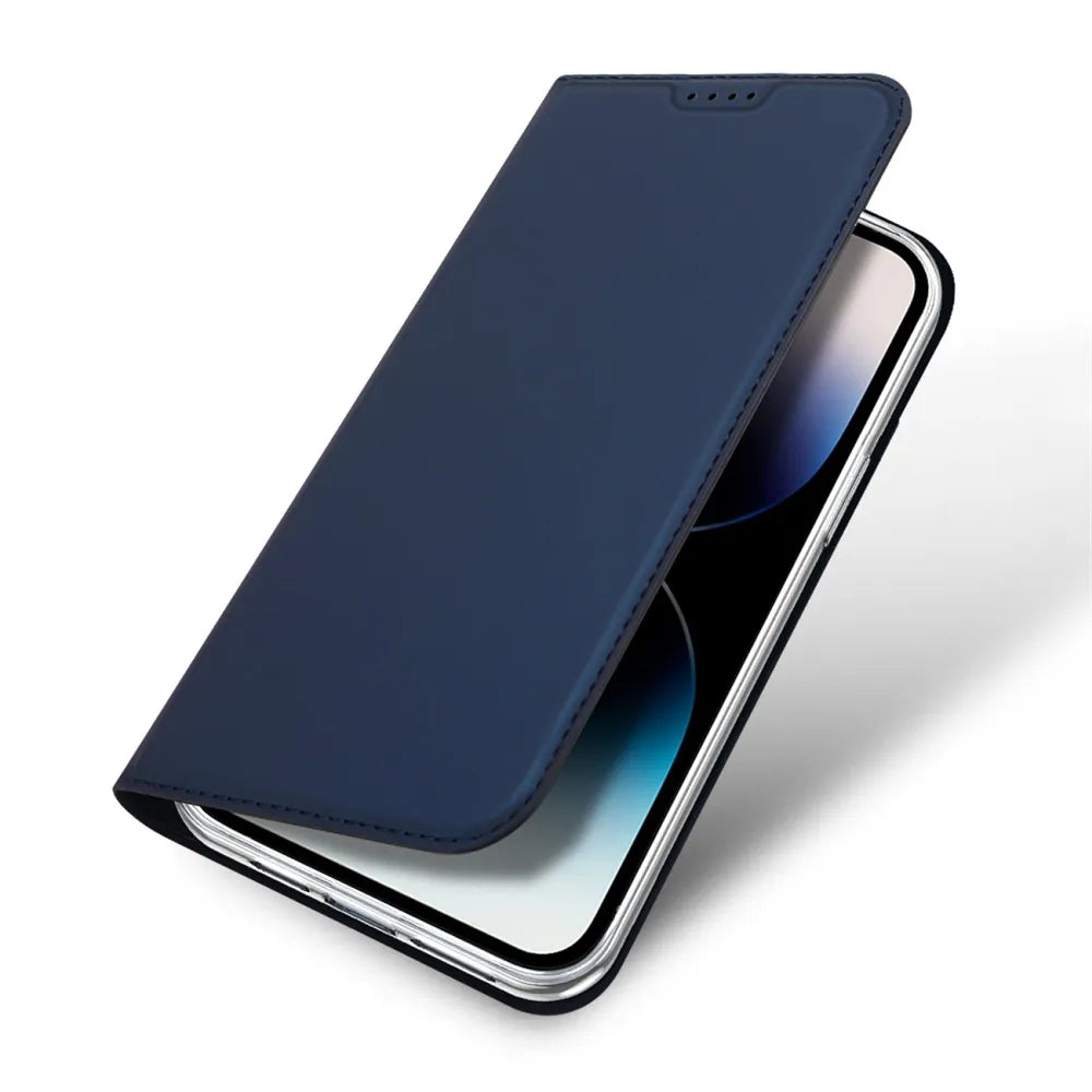 DUX DUCIS Skin Pro – Glatka kožna maska za Apple iPhone 15 plava
