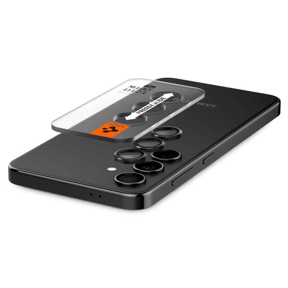 SPIGEN OPTIK.TR EZ FIT Zaštita za kameru 2 kom za SAMSUNG S24+PLUS crna