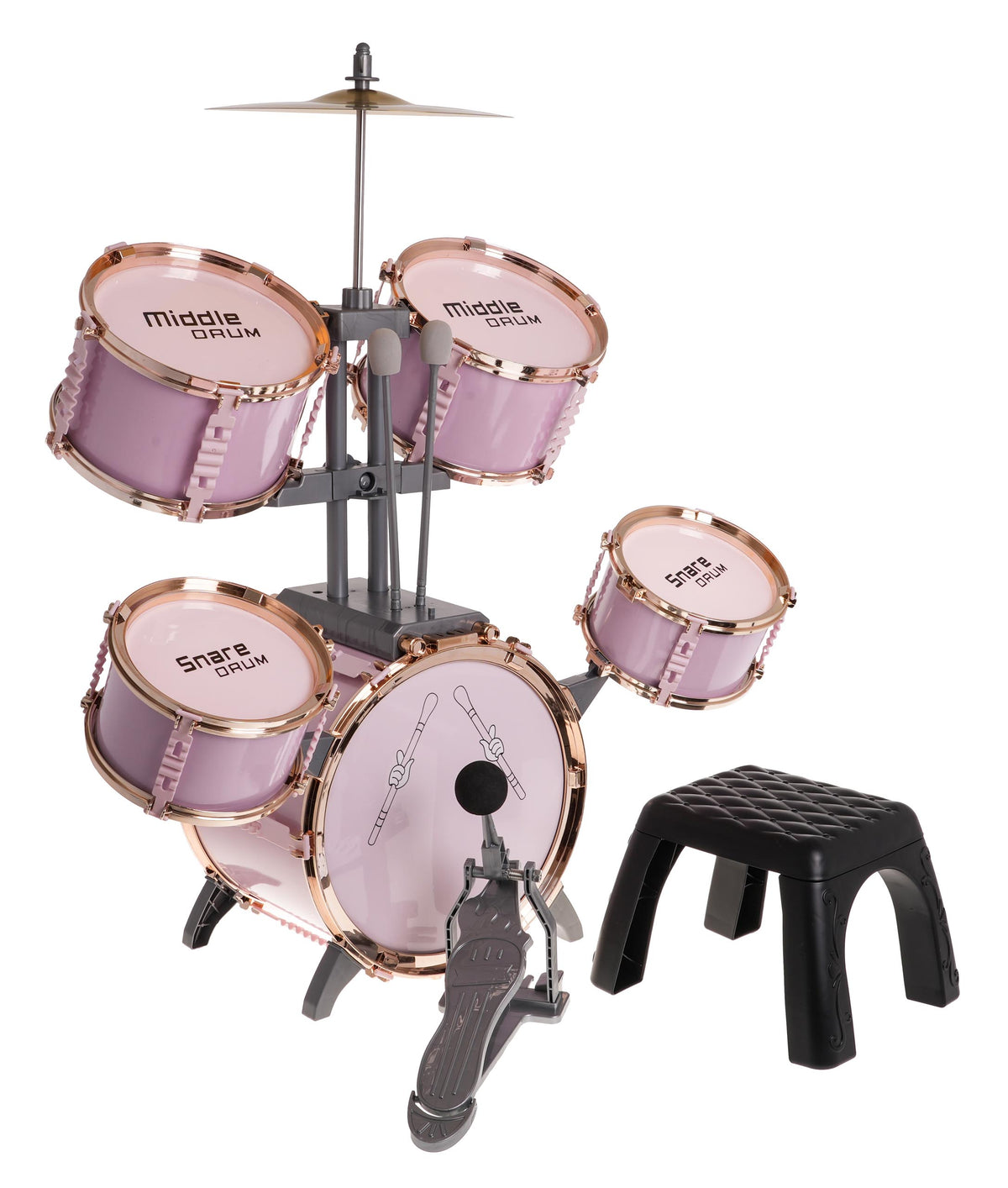 Veliki set bubnjeva Jazz - rozi