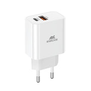 Punjač zidni PS4102 W00 EU wall charger white PD20W + QC3.0, USB-A + USB-C