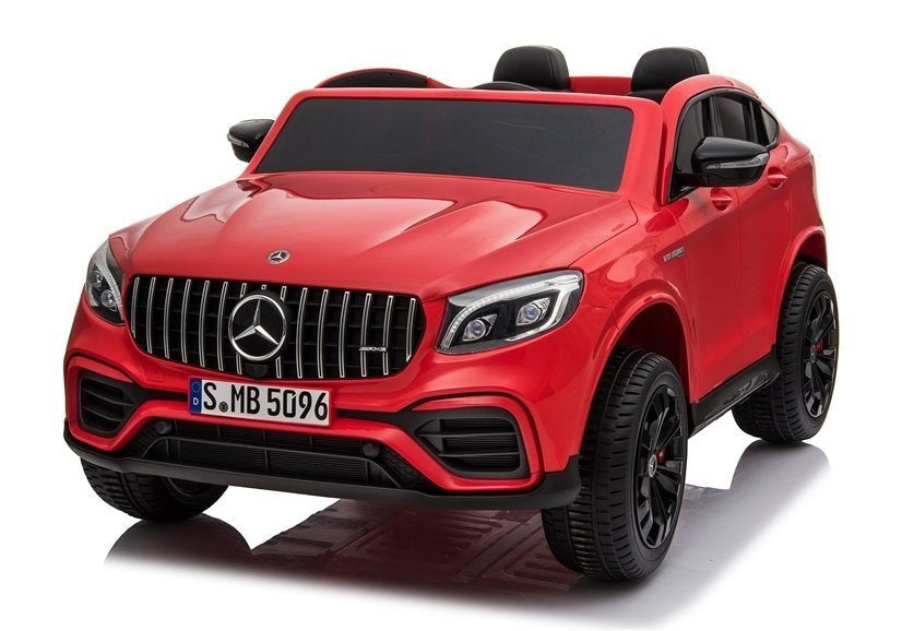 Licencirani auto na akumulator Mercedes GLC 63S QLS 4x4 - dvosjed - crveni