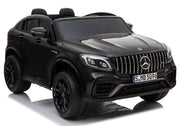 Licencirani auto na akumulator Mercedes GLC 63S QLS 4x4 - dvosjed - crni/lakirani