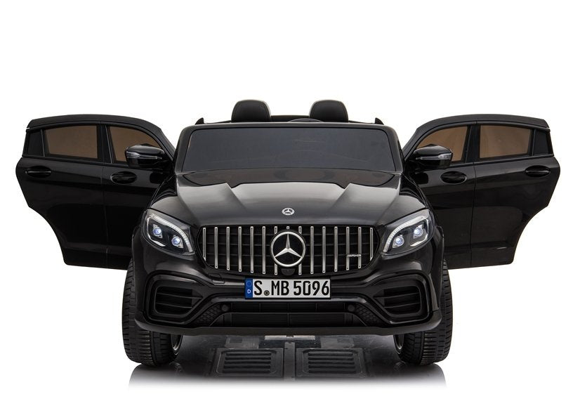 Licencirani auto na akumulator Mercedes GLC 63S QLS MP4 - dvosjed - Crni/lakirani