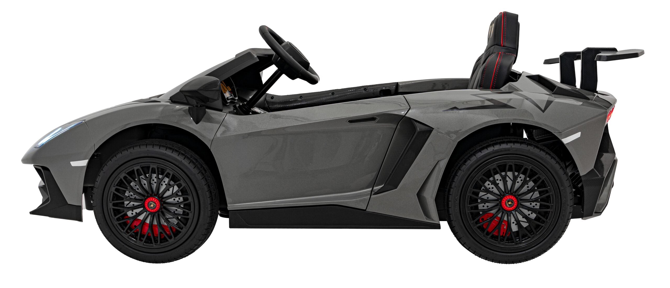Licencirani auto na akumulator Lamborghini Aventador SV STRONG - dvosjed - sivi