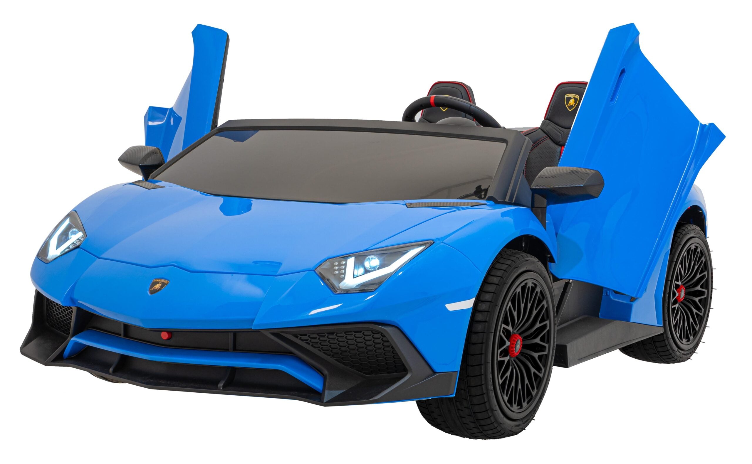 Licencirani auto na akumulator Lamborghini Aventador SV STRONG - dvosjed - plavi
