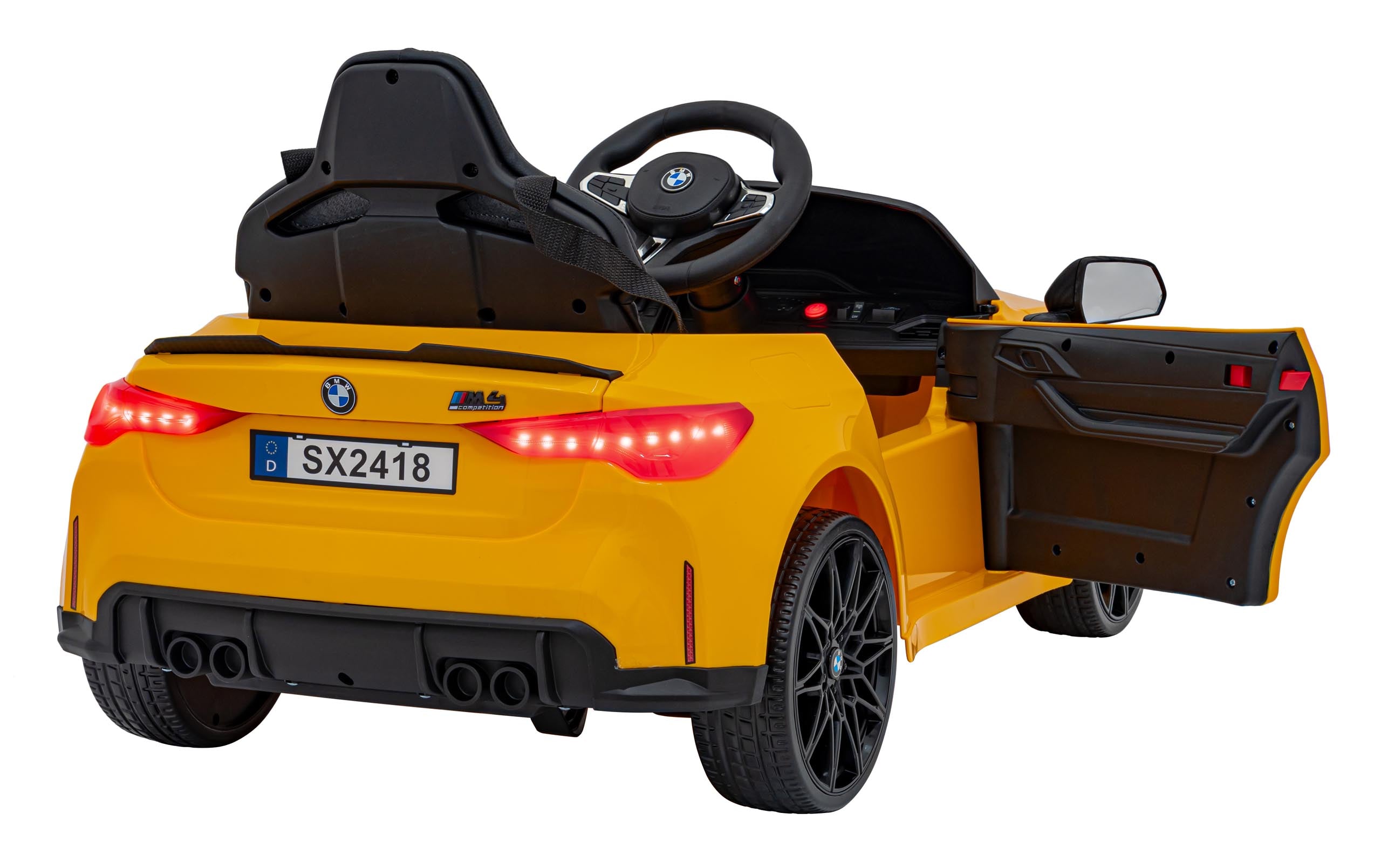 Licencirani auto na akumulator BMW M4 - žuti