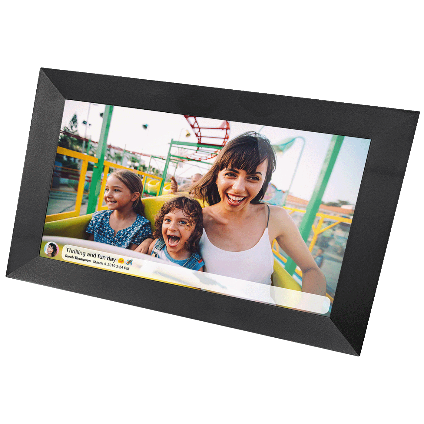 IRRADIO Digitalni foto okvir 10", IPS touch panel, WiFi - DPF-IR10B