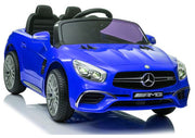 Licencirani auto na akumulator Mercedes SL65 S LCD - plavi/lakirani