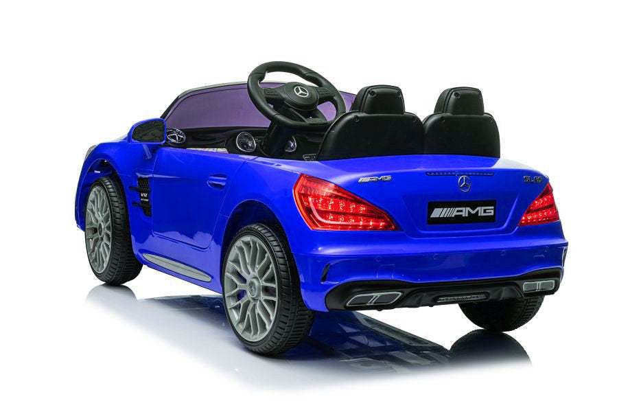 Licencirani auto na akumulator Mercedes SL65 S LCD - plavi/lakirani