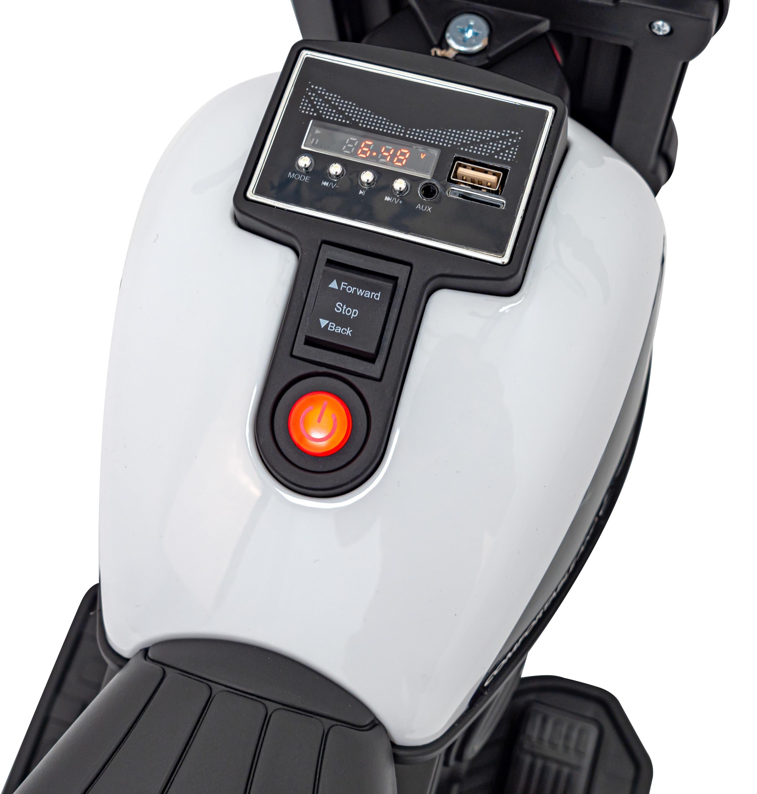 Motor na akumulator FASTER motorbike -bijeli