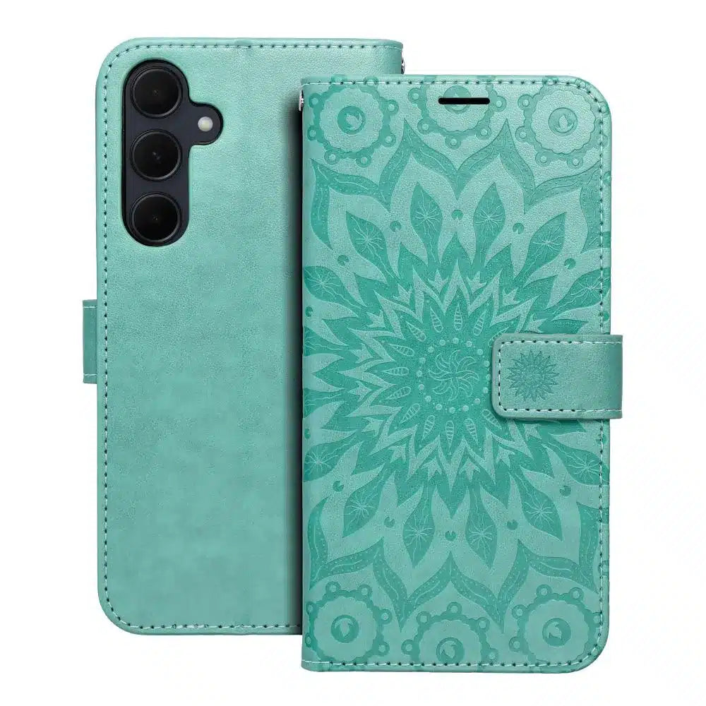 MEZZO Book case preklopna torbica za SAMSUNG GALAXY A35 5G mandala green