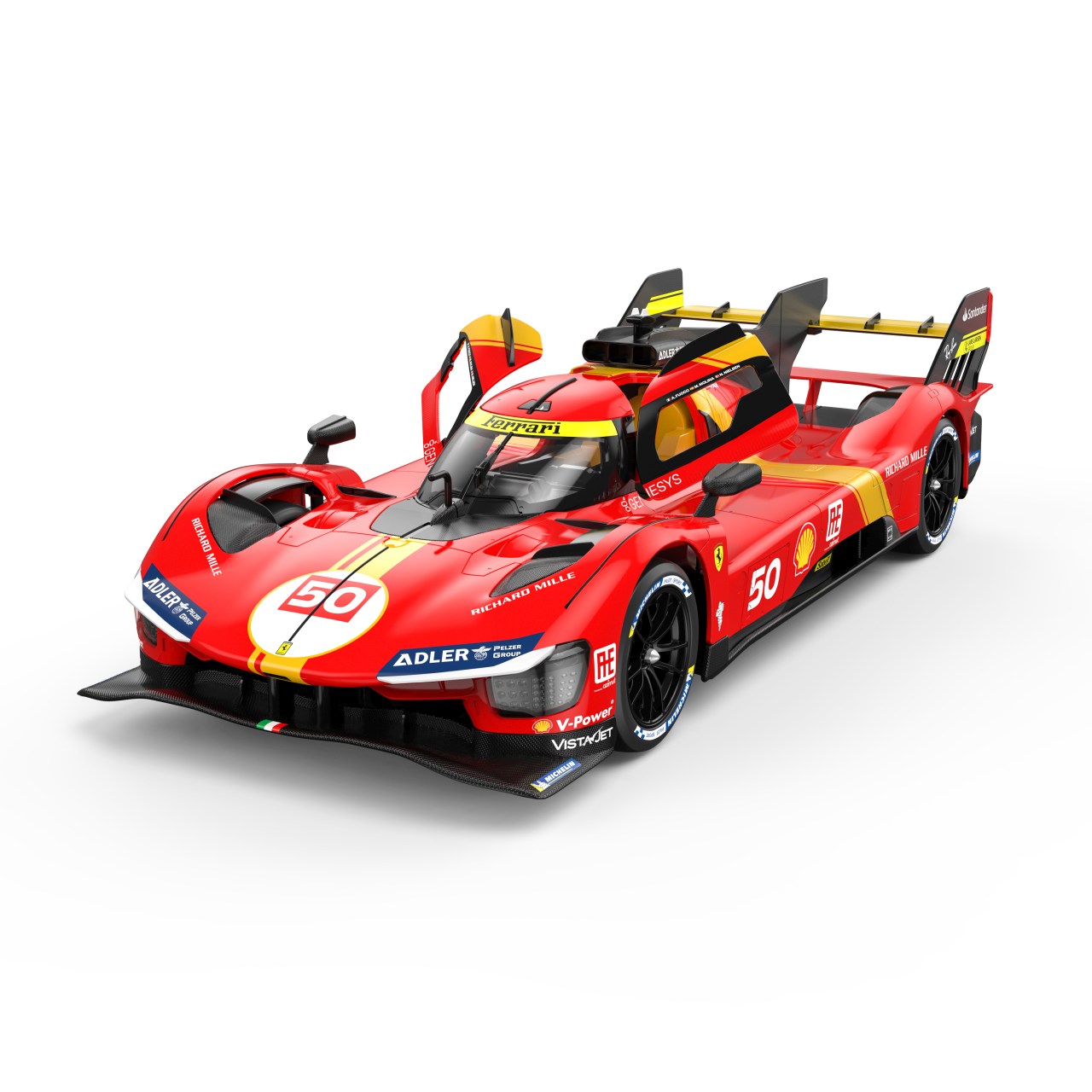 Licencirani auto na daljinsko upravljanje 1:14 Ferrari 499P RASTAR - crvena