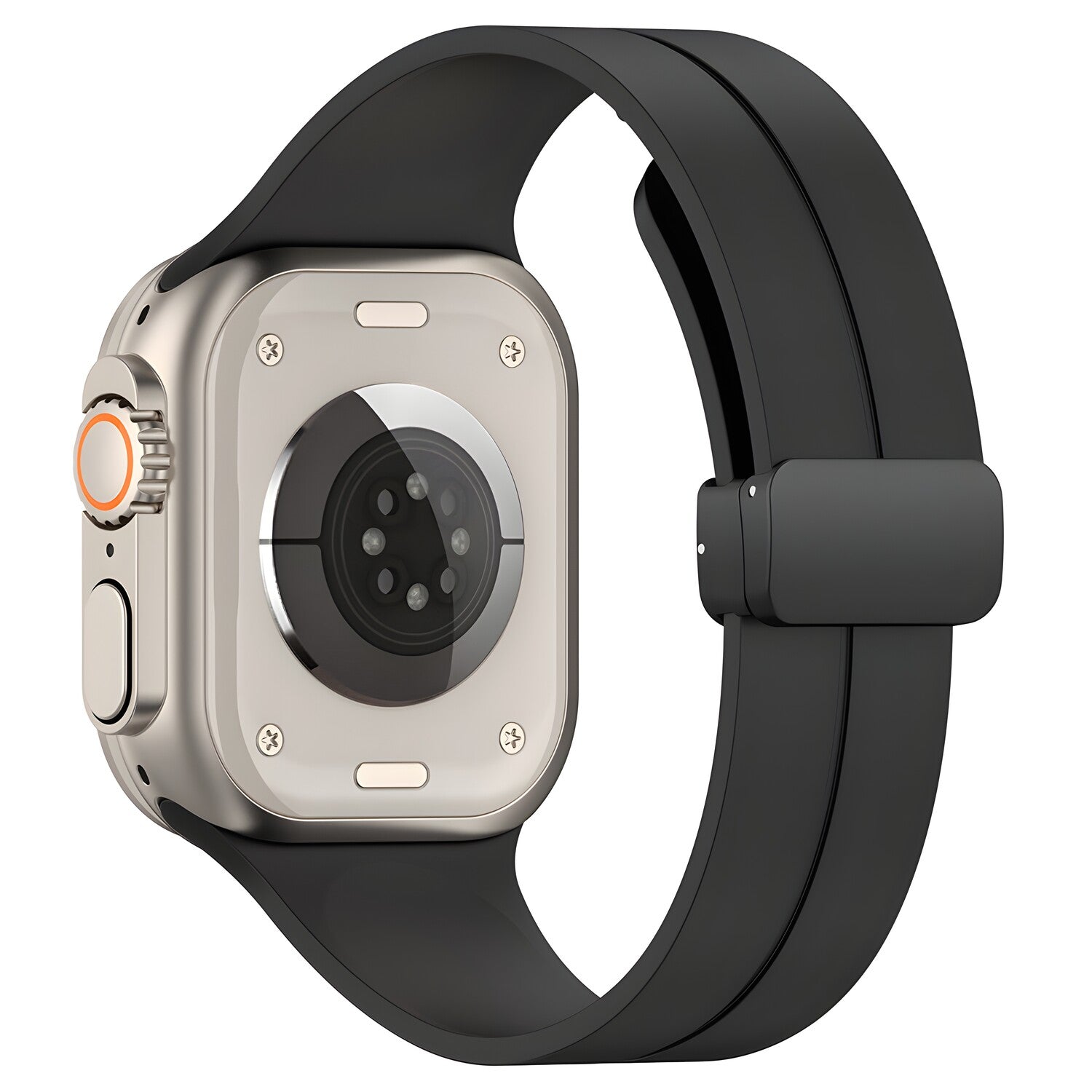 Techsuit - Zamjenski remen - Apple Watch 1 / 2 / 3 / 4 / 5 / 6 / 7 / 8 / 9 / SE / SE 2 / Ultra / Ultra 2 (42 / 44 / 45 / 49mm) - Crna KP29285