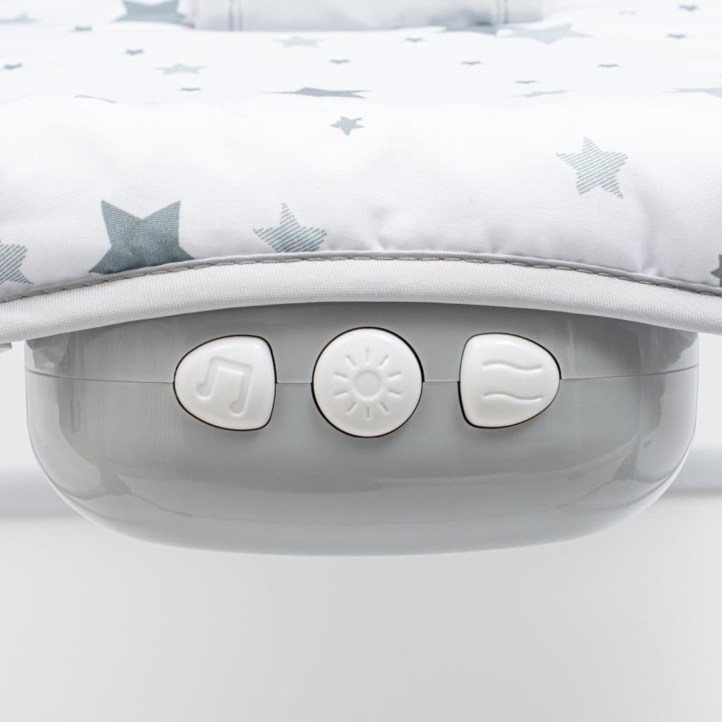 Baby Mix ležaljka grey stars (do 18kg)