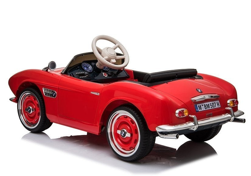 Licencirani auto na akumulator BMW Retro - crveni/lakirani