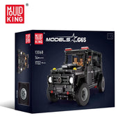 Kockice za slaganje automobila Mould King 1722 elemenata - crni