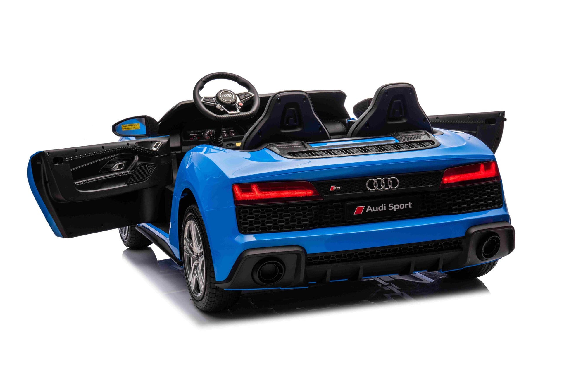 Licencirani auto na akumulator Audi R8 Spyder LIFT - dvosjed - plavi