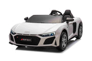 Licencirani auto na akumulator Audi R8 Spyder LIFT - dvosjed - bijeli