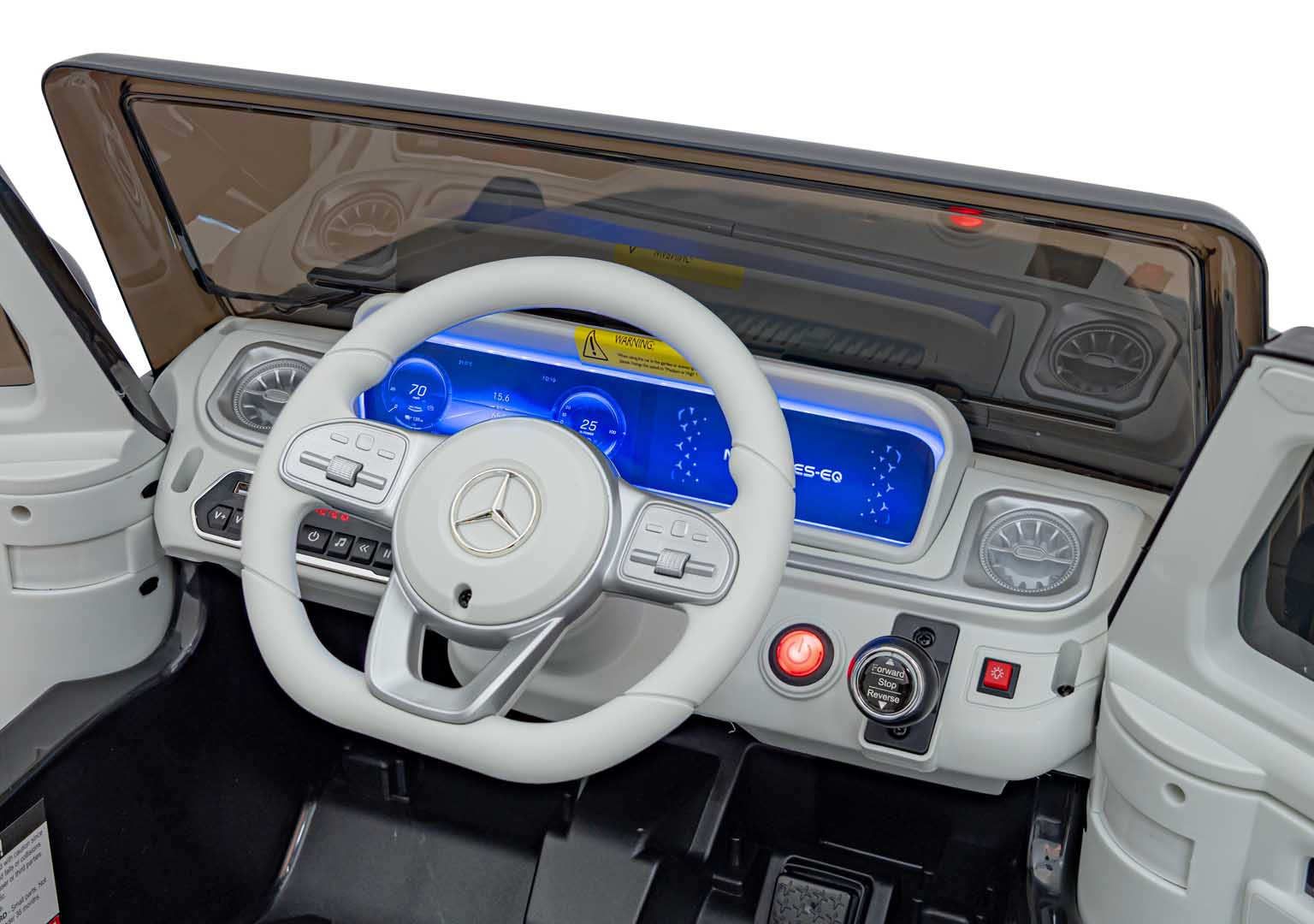 Licencirani auto na akumulator Mercedes Benz EQG 4x4 - crni