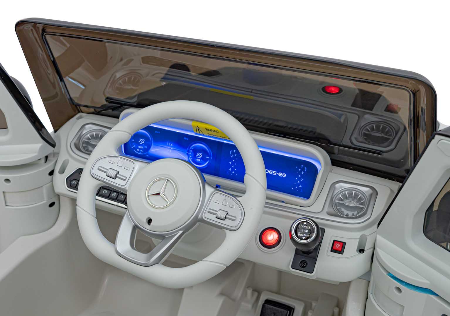 Licencirani auto na akumulator Mercedes Benz EQG 4x4 - bijeli