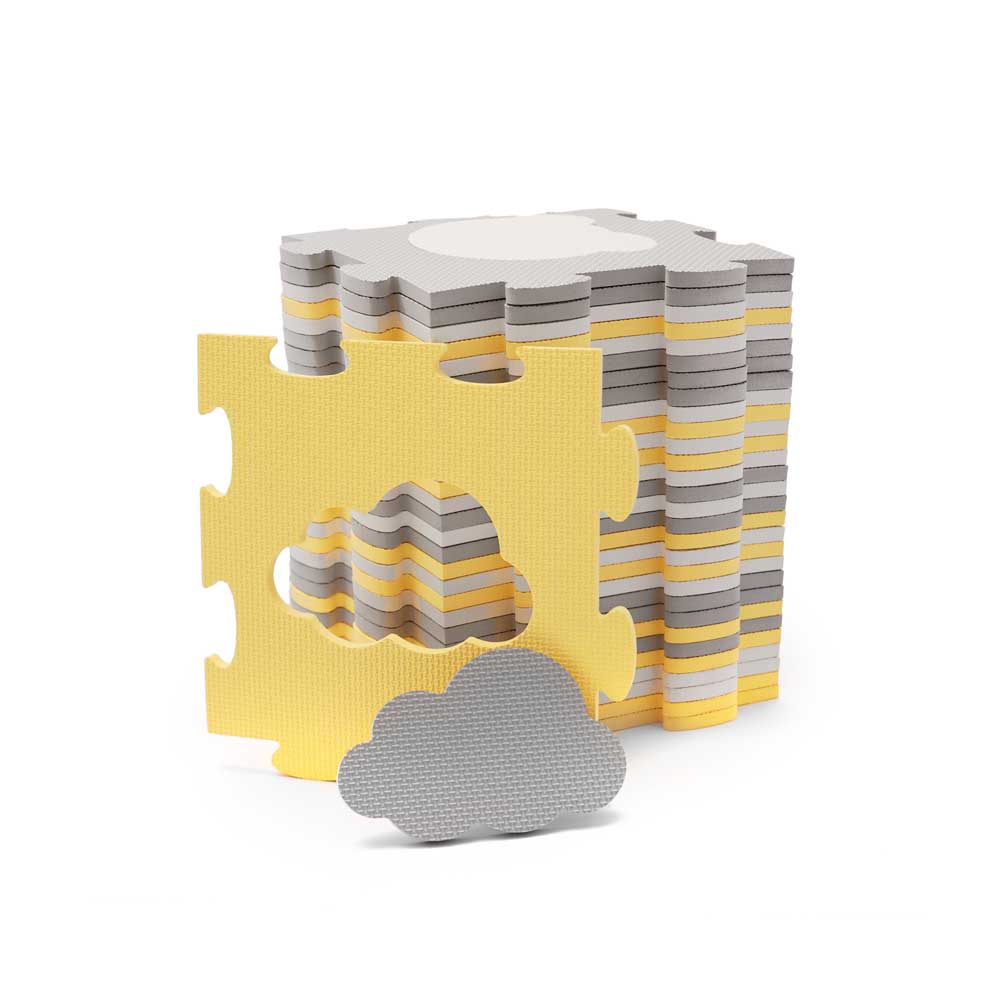 Kinderkraft puzzle LUNO oblici - Žute