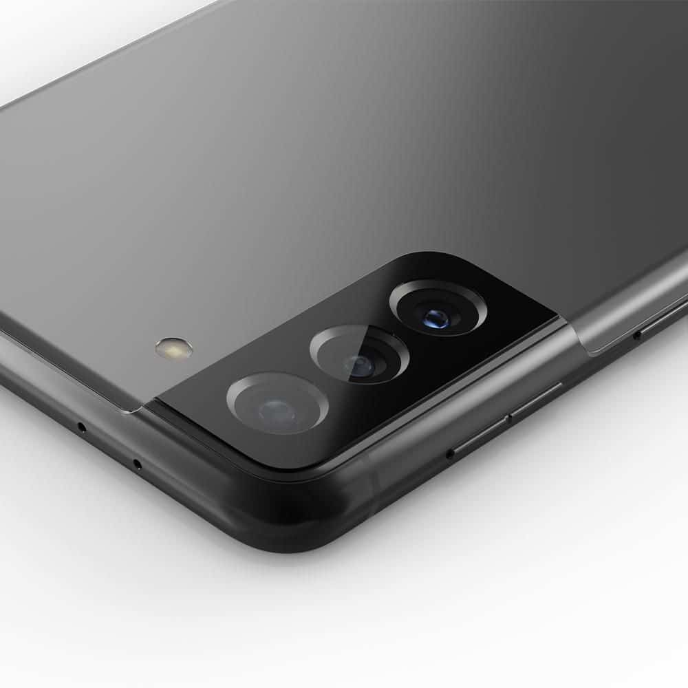SPIGEN OPTIK.TR KALJENO STAKLO 2-KOM ZA LEĆU KAMERE SAMSUNG GALAXY S21 CRNO