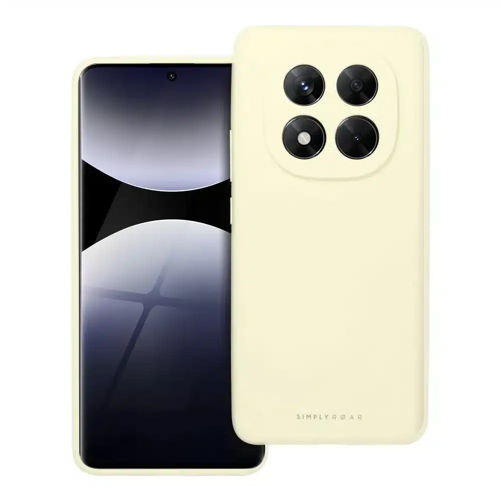 Maska ROAR CLOUD SKIN za XIAOMI Redmi Note 14 Pro 5G svijetlo žuta